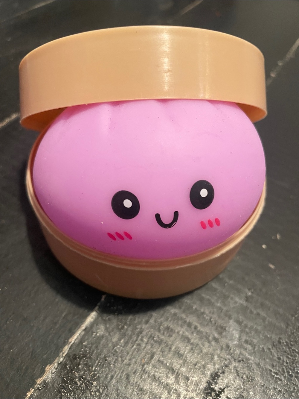 Cute Pink Kawaii Squishy Toy in Capsule - Kids Toys